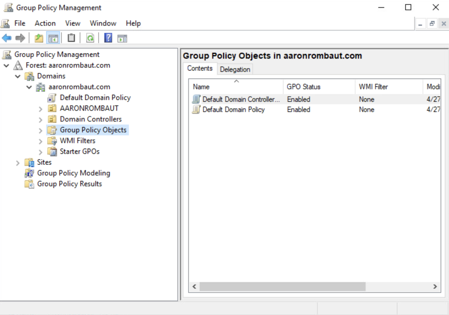 MyLab: Group Policy Objects – Bits, Bytes, & Radio Waves